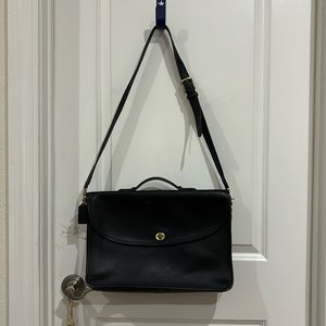 Vintage Coach leather briefcase